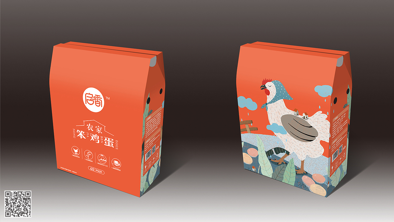 農(nóng)家笨雞蛋營銷包裝設(shè)計(jì)
