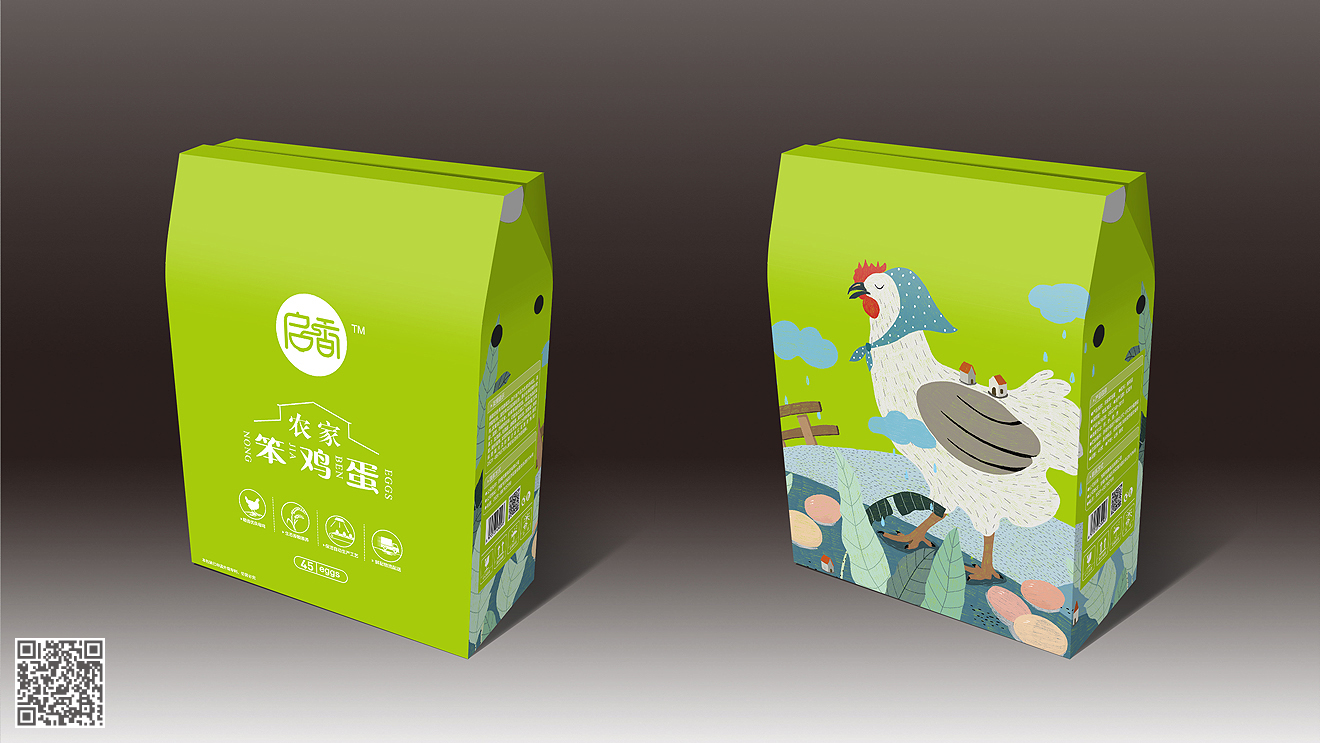 農(nóng)家笨雞蛋營銷包裝設(shè)計(jì)